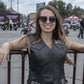 Event Leather | Genuine Leather Motorcycle Vest for Women w/ 9 Patches & 4 Pockets | Biker Vests w/ Conceal Carry ELL4900