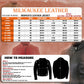 Milwaukee Leather LKL2738 Women's Red Premium Leather Scuba Style Biker Jacket w/ Mandarin Collar