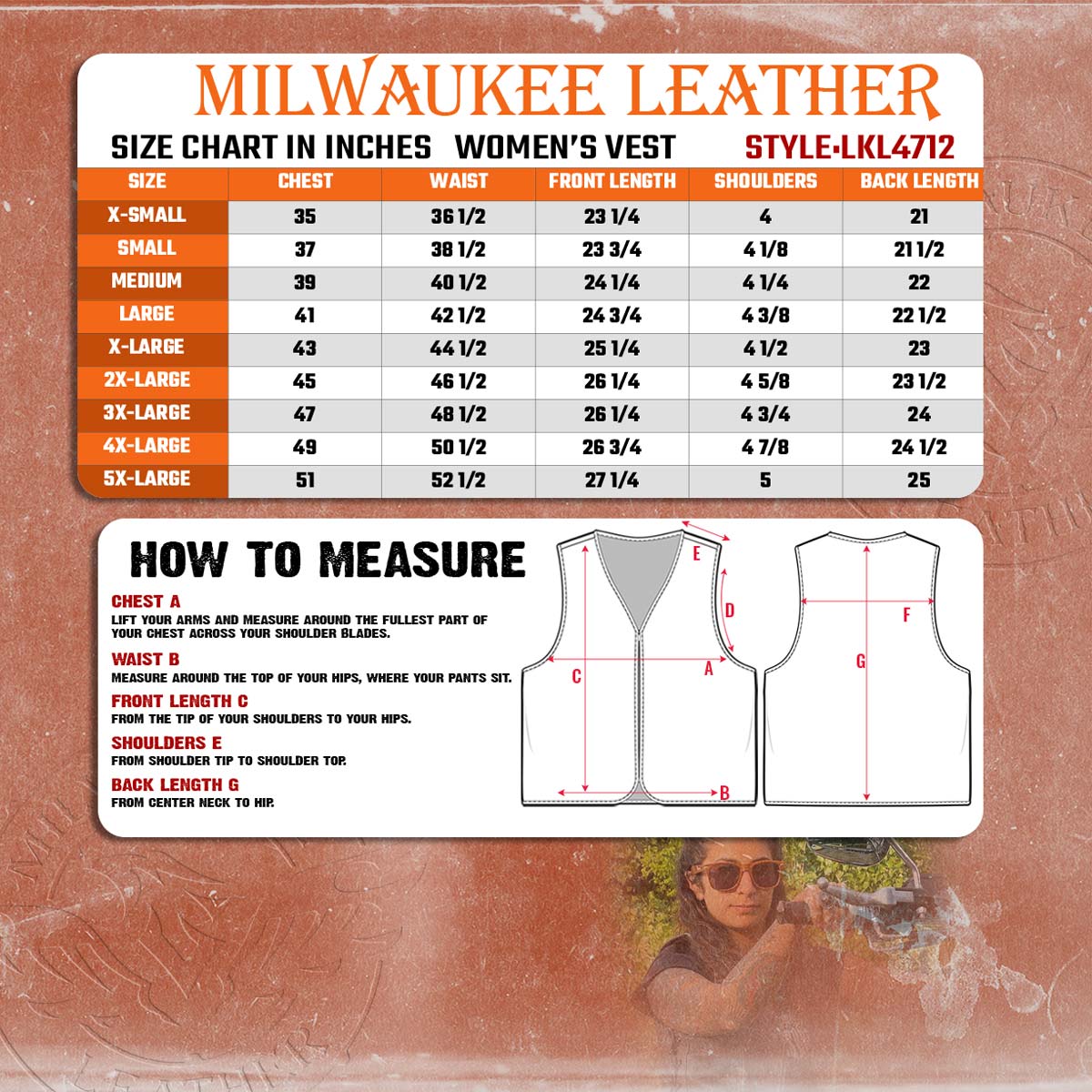 Milwaukee Leather Women's Tara Black Leather Motorcycle Rider 2-in-1 Convertible Hoodie Jacket Vest