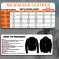 Milwaukee Leather LKM1702 Men's Vintage Flat Black Motorcycle Biker Leather Jacket w/ CE Armor Protection