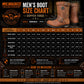 Milwaukee Leather Men's Copper Forge Brown Crazy Horse Leather Engineer Motorcycle Boots w/ Flex Toe - MBM9059