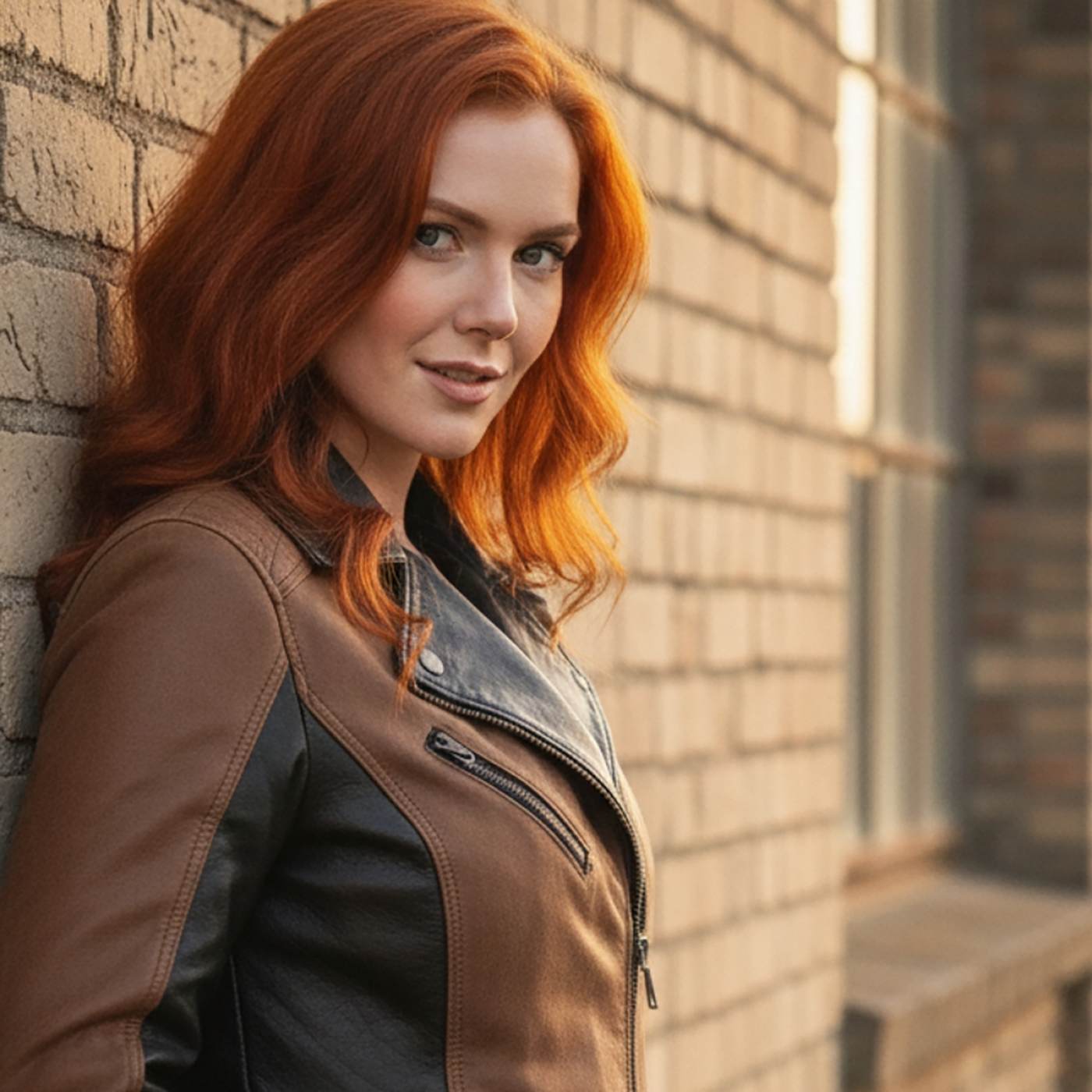 Milwaukee Leather MLL2508 Women's 'Dixie' Vintage Crazy Horse Brown and Black Leather Motorcycle Rider Jacket