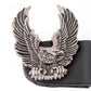 Milwaukee Leather 1-PC Vest Extender Eagle With Wings, Double Chrome Chains - 4-Inch - MLA1046-SINGLE