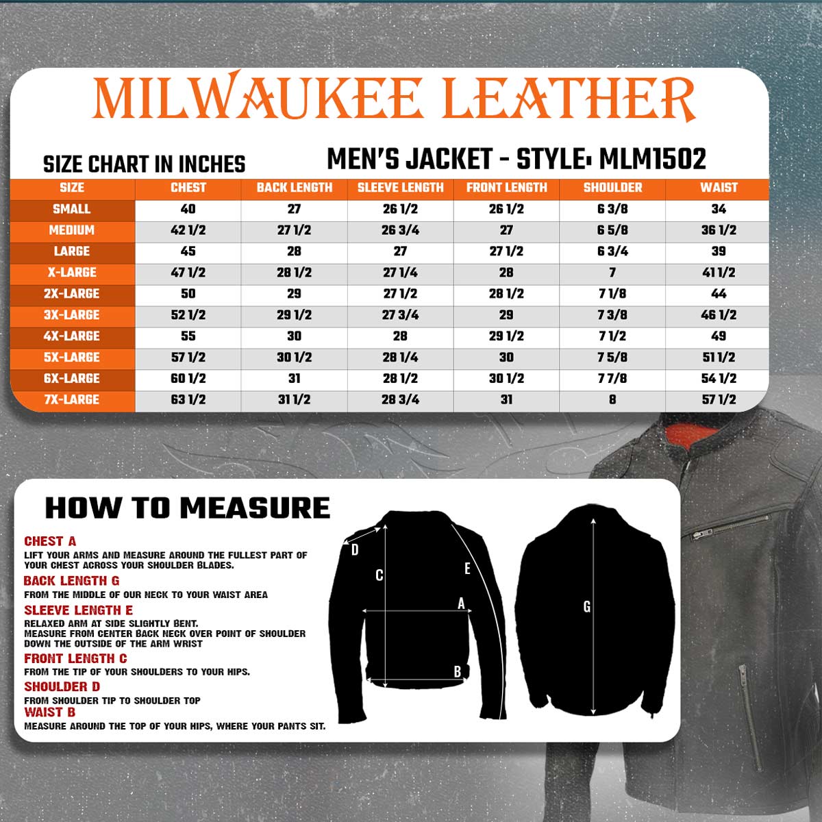 Milwaukee Leather MLM1502 Men's Black 'Cool-Tec' Vented Leather Scooter Jacket