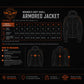 Milwaukee Leather MPL2764 Women's Black Soft Shell Armored Motorcycle Racing Style Jacket with Hoodie