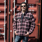 Milwaukee Leather MPM1637 Men's Plaid Mechanic Long Sleeve Flannel Biker Shirt