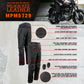 Milwaukee Leather MPM5729 Men's Black Tri-Tex Fabric Motorcycle Rider Pants w/ CE Armor Protection
