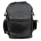 Milwaukee Leather SH540 Medium Black Size Leather and Textile Motorcycle Sissy Bar Back Pack Bag