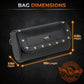 Milwaukee Leather SH614 Black PVC Large Riveted Motorcycle Tool Bag