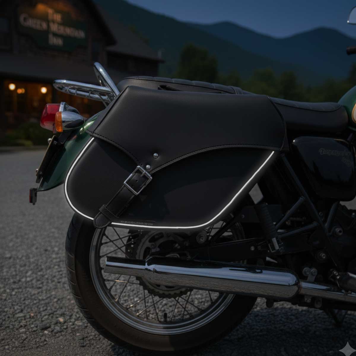Milwaukee Performance SH66801ZB Medium Zip-Off Single Strap PVC Throw Over Saddlebags