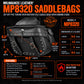 Milwaukee Performance MP8320 Black Zip Off PVC Studded Throw Over Saddlebags