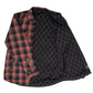 MMCC Men's 'Outlaw' Reversible Flannel Shirt - 100% Cotton Snap Front Plaid w/ Chest and Hand Pockets - MNG11800
