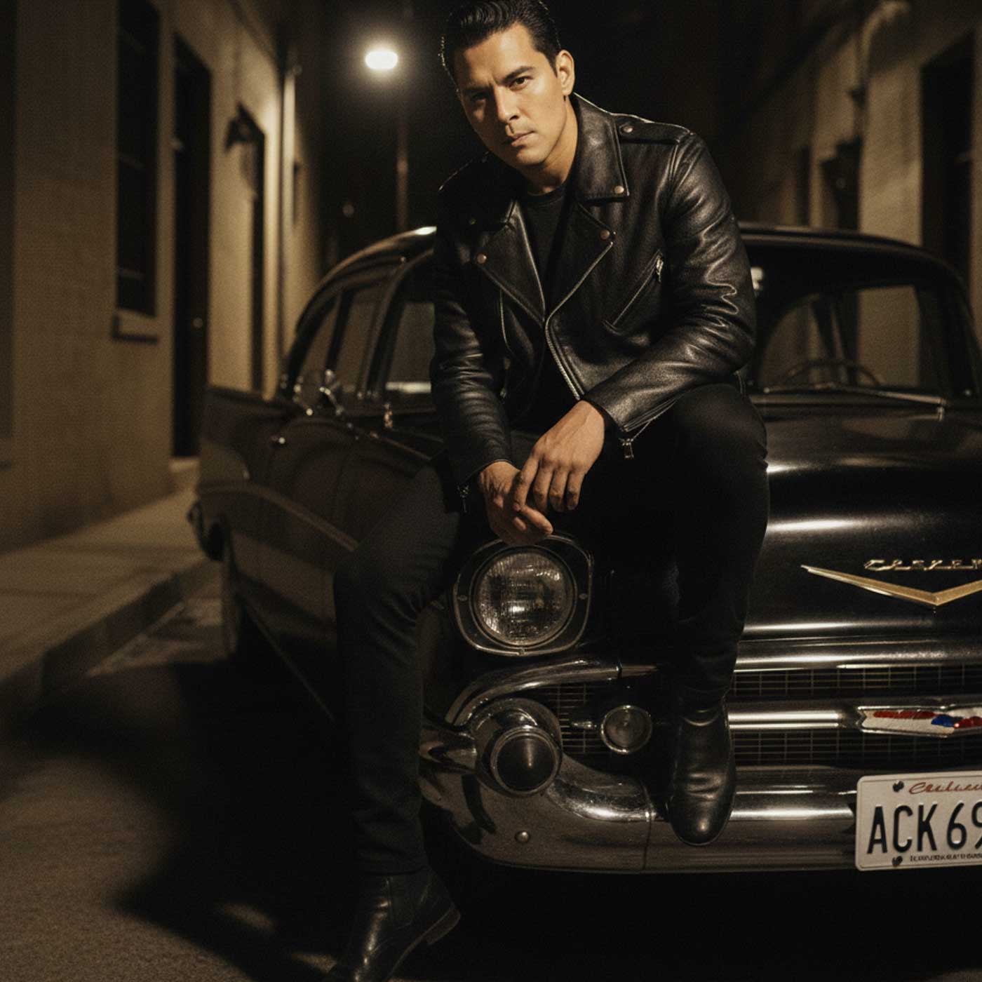 Event Leather EL5411 Men's Black Classic Side Lace Motorcycle Leather Jacket – Motorcycle Riding Jackets