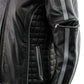 Milwaukee Leather LKL27000 Women’s  Black with Silver Multi Vented Leather Motorcycle Jacket