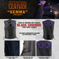 Milwaukee Leather Women's Gemma Black/Purple Leather Motorcycle Vest with Side Laces - LKL4717