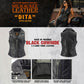 Milwaukee Leather Women's Dita Black Motorcycle Leather Vest w/ Riveted Lapel Collar - LKL4720