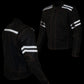 Milwaukee Leather Men's Matte Black Street CE Armored Motorcycle Vented Jacket - Reflective - LKM17012
