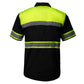 Milwaukee Motorcycle Clothing Co. Men’s Safeway Green/Black Mechanic Rider Ready Shirt w/ Reflective Strip MDM11613