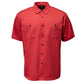MMCC Men's Red Super Duty Polyester Blend Mechanic Shirt - MDM11663