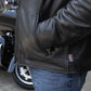 Milwaukee Leather USA MADE MLJKM5006 Men's Black 'Rumble' Premium Leather Motorcycle Jacket