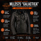 Milwaukee Leather Women’s Galactica Black Leather Vented Motorcycle Jacket with Removable Hoodie - MLL2575