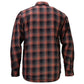 MMCC Men's 'Outlaw' Reversible Flannel Shirt - 100% Cotton Snap Front Plaid w/ Chest and Hand Pockets - MNG11800