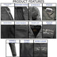 Milwaukee Leather Men's Vengeance Black Armored Textile Motorcycle Jacket with Skull Embroidery - MPM17019
