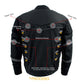 Milwaukee Leather Men's Morph Black/Grey Textile Motorcycle Jacket w/ CE Armor, Removable Sleeves - MPM17026