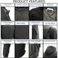 Milwaukee Leather Men's Flight 1300D Nylon Motorcycle Jacket with CE Armor and Removable Hoodie - MPM17017