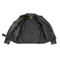 Milwaukee Leather LKM1701 Men's Classic Side Laced Black Motorcycle Premium Leather Jacket with CE Armor Protection