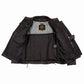 Milwaukee Leather LKL27004 Women's Premium Black Leather Embroidered Jacket with CE Armor Protection