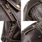Milwaukee Leather Men's Live to Ride Classic Retro Brown Premium Leather CE Armored Motorcycle Jacket - Side Lace - LKM1707