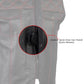 Milwaukee Leather LKM3782 Men's Classic Black Premium Leather Motorcycle Vest with USA Flag Liner