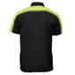 Milwaukee Motorcycle Clothing Co. MDM11604 Men's Black and Neon-Green Button Up Mechanic Shirt w/ Reflective Stripe