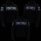 Milwaukee Leather Men's Vengeance Black Armored Textile Motorcycle Jacket with Skull Embroidery - MPM17019