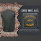 Event Leather Men's 'Rapid Fire' Black Motorcycle Leather Riders Club Style Vest - ELM3910