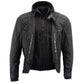Milwaukee Leather Men's Flight 1300D Nylon Motorcycle Jacket with CE Armor and Removable Hoodie - MPM17017