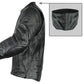 Milwaukee Leather LKM17003  Men's Premium Black Leather Motorcycle Riders Jacket with CE Armor Protecion