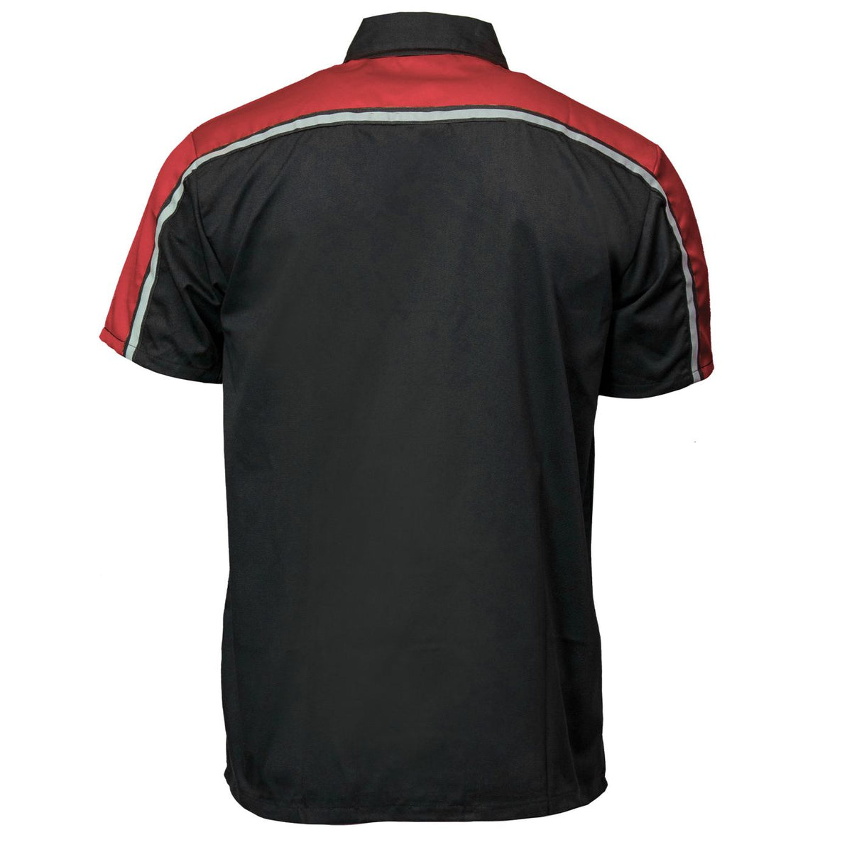 MMCC Men's Delco Red Poly-Blend Mechanic Shirt - MDM11606