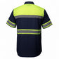 Milwaukee Motorcycle Clothing Co. Men’s Safeway Green/BlueMechanic Rider Ready Shirt w/ Reflective Strip MDM11614