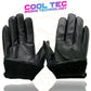 Milwaukee Leather MG7596 Men's Black ‘Cool-Tec’ Leather Motorcycle Rider Unlined Gloves W/ Sinch Wrist Closure