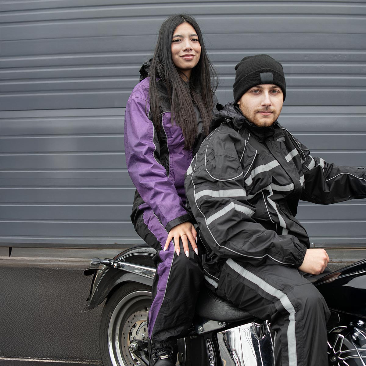 NexGen SH2222 Women's Purple and Black Oxford Water Proof