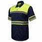 Milwaukee Motorcycle Clothing Co. Men’s Safeway Green/BlueMechanic Rider Ready Shirt w/ Reflective Strip MDM11614
