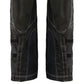 Milwaukee Leather MPM5730 Men's Black and Grey Tri-Tex Fabric Motorcycle Rider Pants w/ CE Armor Protection
