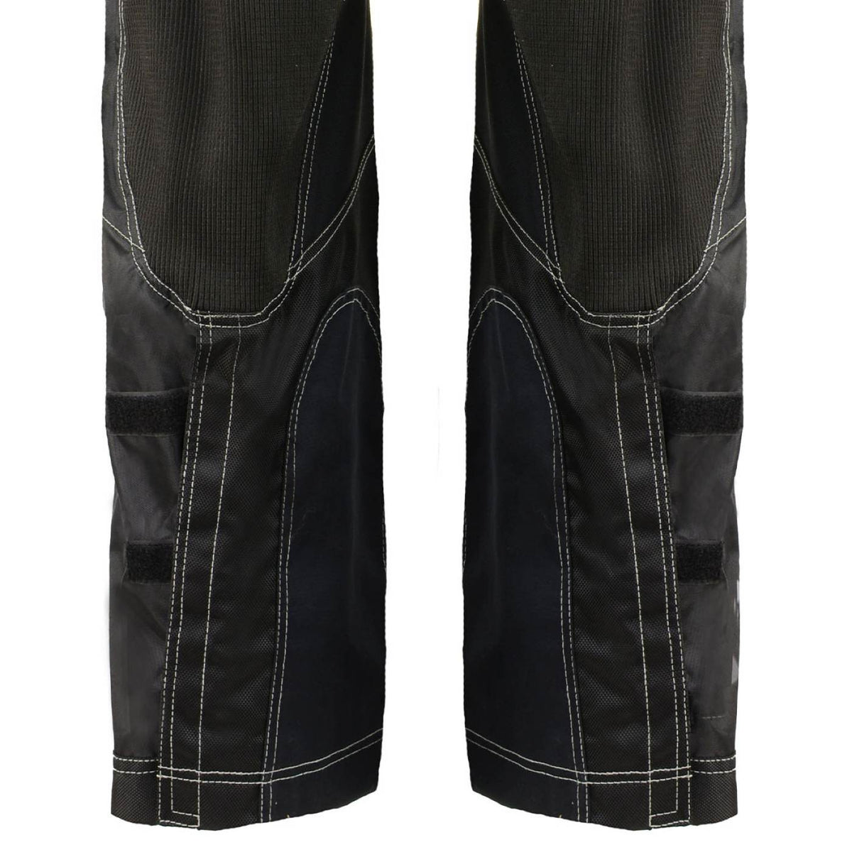 Milwaukee Leather MPM5730 Men's Black and Grey Tri-Tex Fabric Motorcycle Rider Pants w/ CE Armor Protection