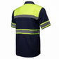 Milwaukee Motorcycle Clothing Co. Men’s Safeway Green/BlueMechanic Rider Ready Shirt w/ Reflective Strip MDM11614