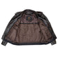 Milwaukee Leather Men's Live to Ride Classic Retro Brown Premium Leather CE Armored Motorcycle Jacket - Side Lace - LKM1707