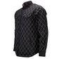 MMCC Men's 'Outlaw' Reversible Flannel Shirt - 100% Cotton Snap Front Plaid w/ Chest and Hand Pockets - MNG11800