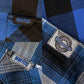 MMCC Men's 'Maverick' Reversible Flannel Shirt - 100% Cotton Snap Front Plaid w/ Chest and Hand Pockets - MNG11802