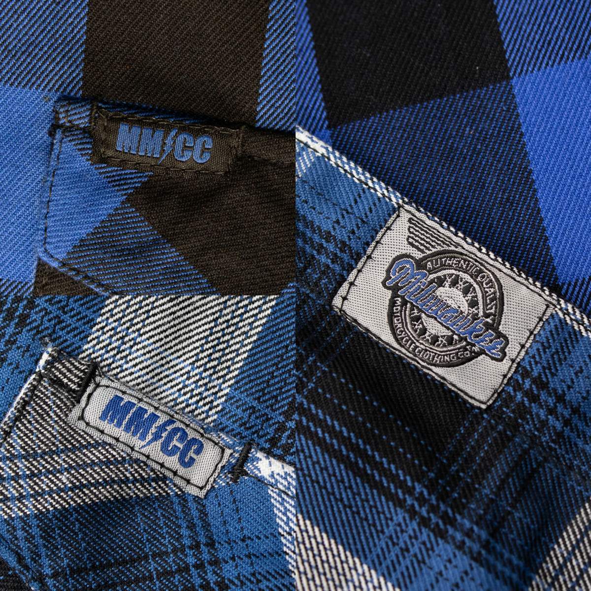MMCC Men's 'Maverick' Reversible Flannel Shirt - 100% Cotton Snap Front Plaid w/ Chest and Hand Pockets - MNG11802